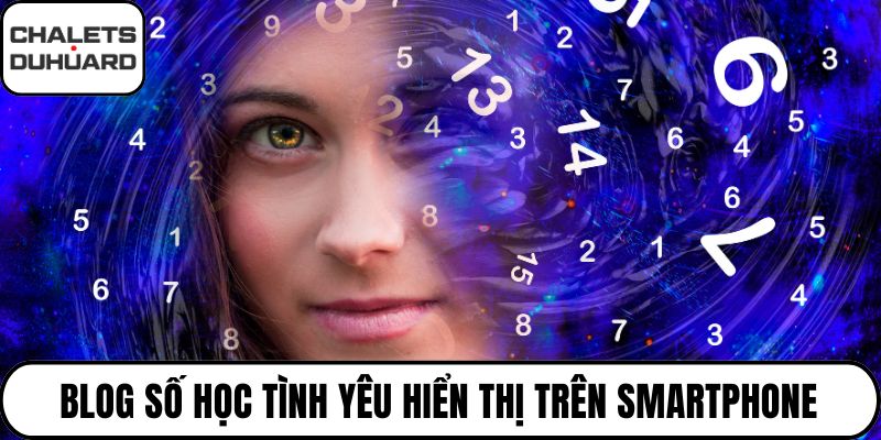 Blog số học tình yêu hiển thị trên smartphone