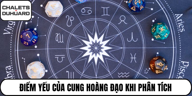 Điểm yếu của cung hoàng đạo khi phân tích