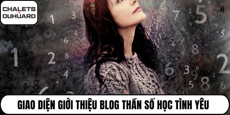 Giao diện giới thiệu blog thần số học tình yêu